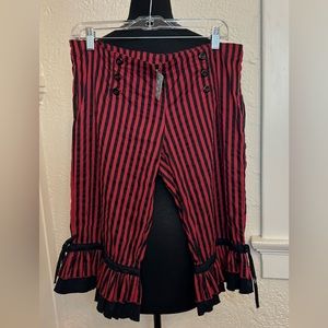 Wild Card from Trashy Diva long striped bloomers in black and red
